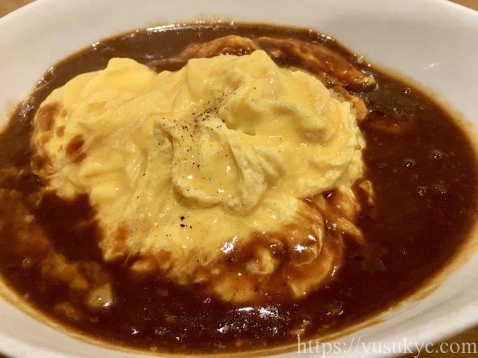 ラ・ポワールのデミソースオムライス