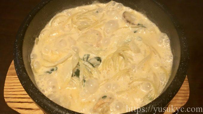 アンジェリーナのクリームソースパスタ