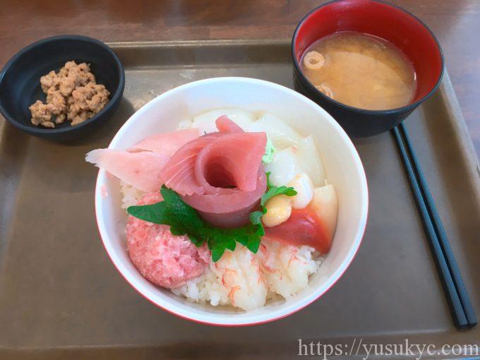 大遠会館マグロレストランの海鮮丼