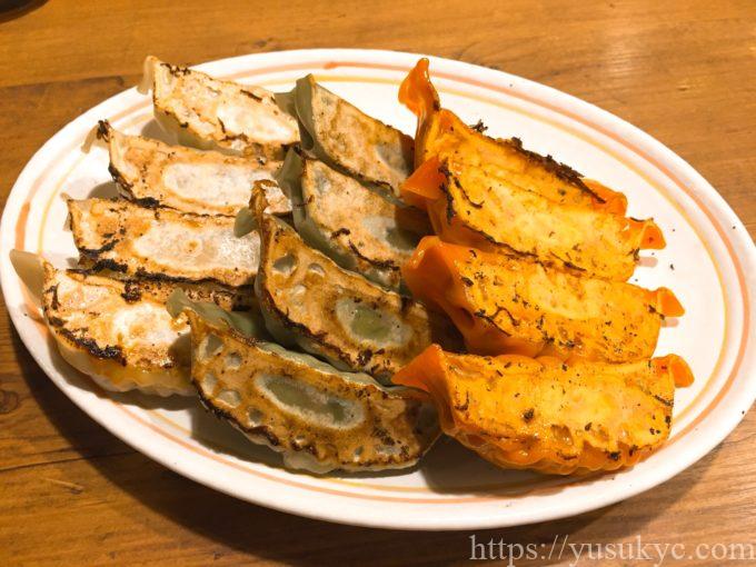 北海道らぁめん伝丸の三色餃子