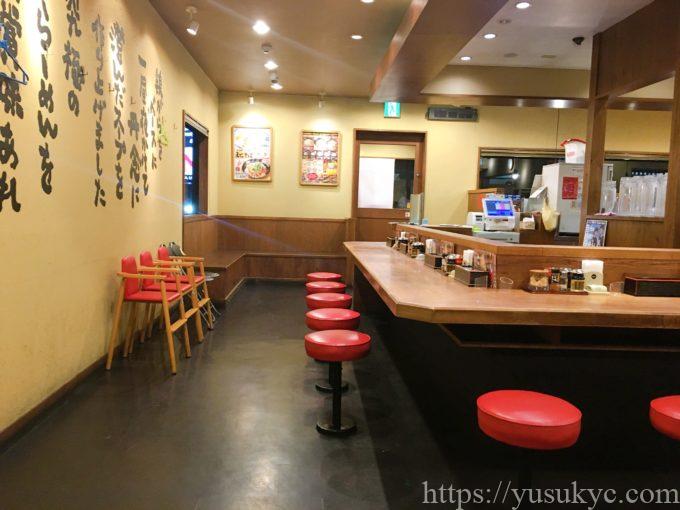 北海道らぁめん伝丸の店内