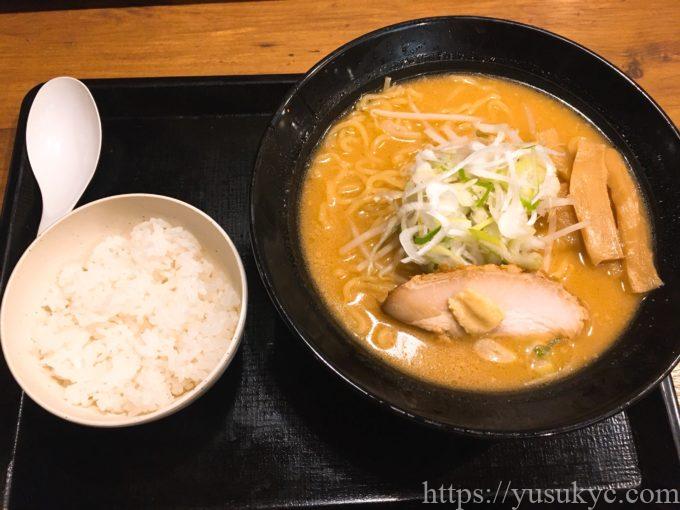 北海道らぁめん伝丸の濃厚味噌らーめん
