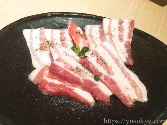 焼肉殿(との)の豚バラ