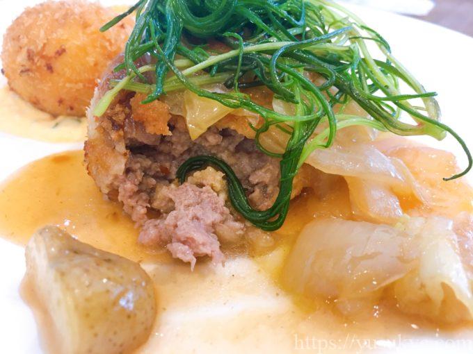 洋食SAKURA(さくら)の特製ハンバーグ&カニコロランチ