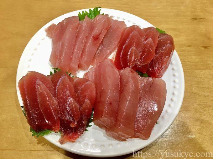 メバチマグロ・キハダマグロの刺身