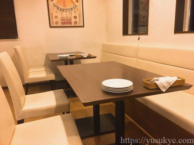 ピッツェリアケンの店内