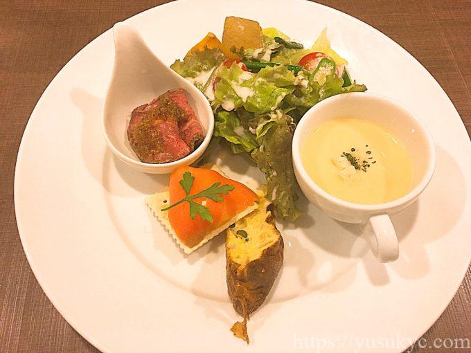 ピッツェリアケンのコースの前菜