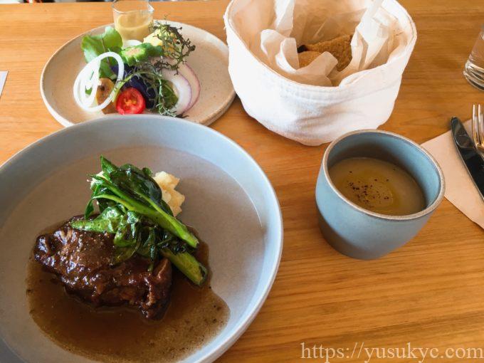 いなべのnord(ノール)のAランチ(豚スネ肉の赤ワイン煮込み)