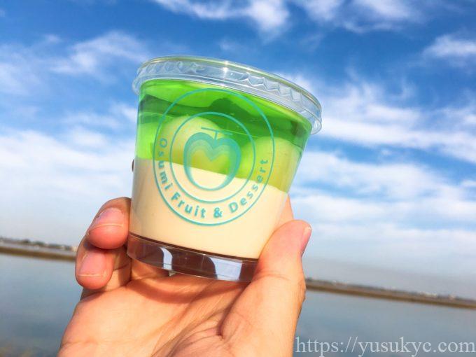 オオスミフルーツ本店のフルーツババロア