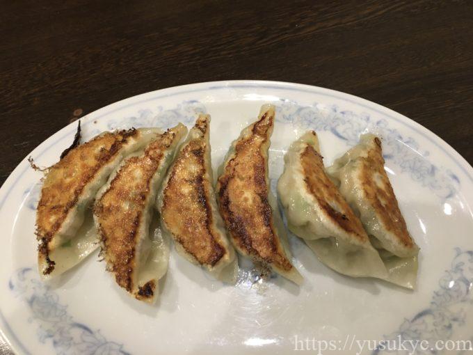 川龍(しぇんろん)のメニュー(餃子)