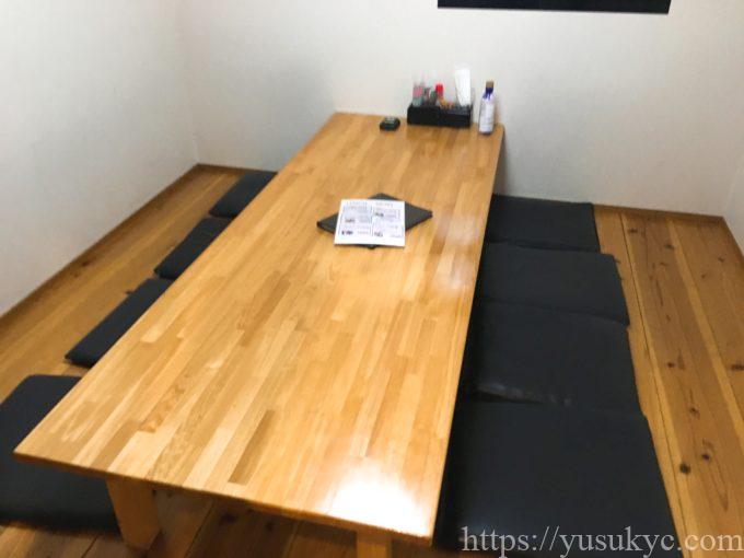 おとんかつひめの店内