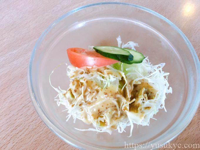 フーゲツのランチ(ほうれん草とベーコンのトマトソースパスタ)