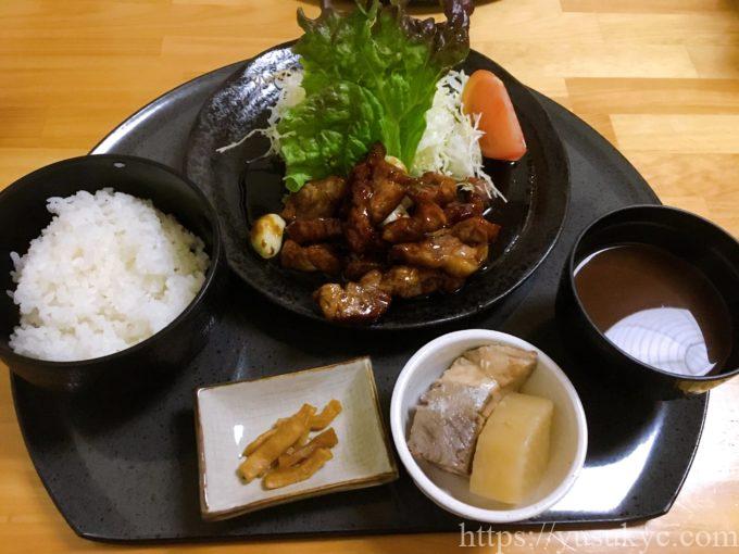 おとんかつひめのメニュー(スタミナトンテキ定食)