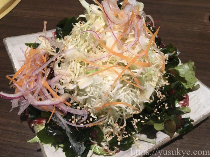 焼肉えんやのメニュー(海藻サラダ)