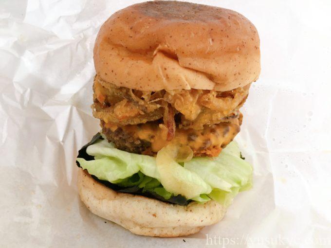 びっくはんどのメニュー(和風てんぷらバーガー)