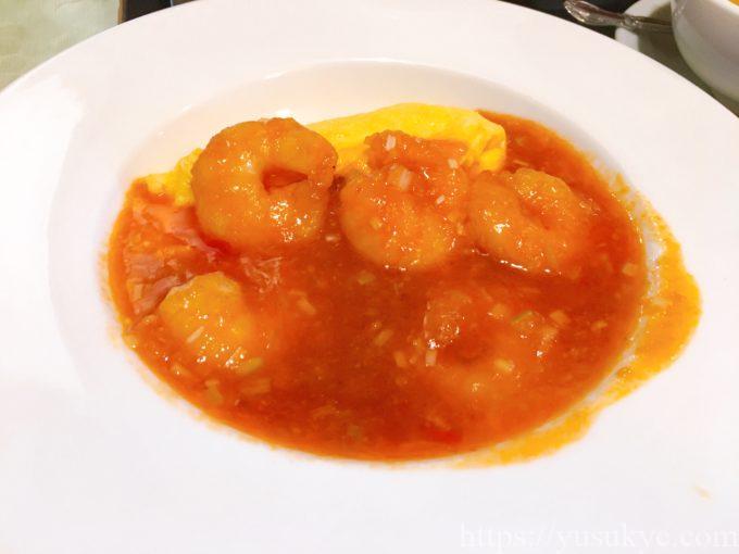 竜宮城のメニュー(龍宮ランチえびちり)