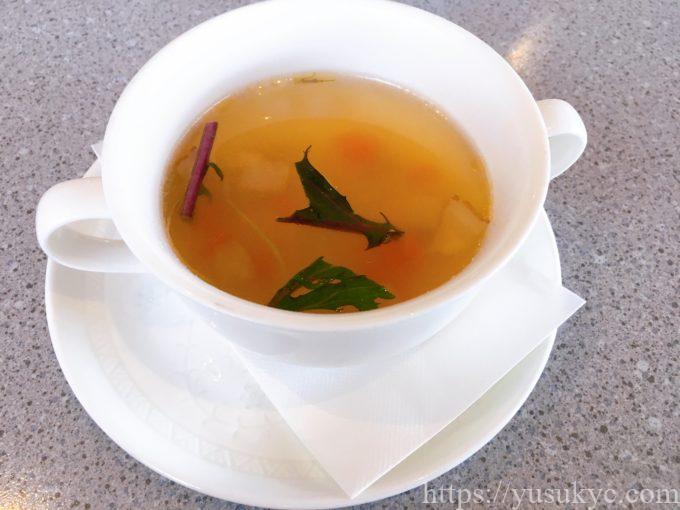 アミアンのサンドイッチランチのスープ