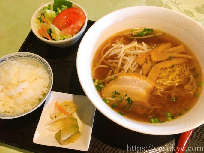 竜宮城のメニュー(ラーメンランチ)