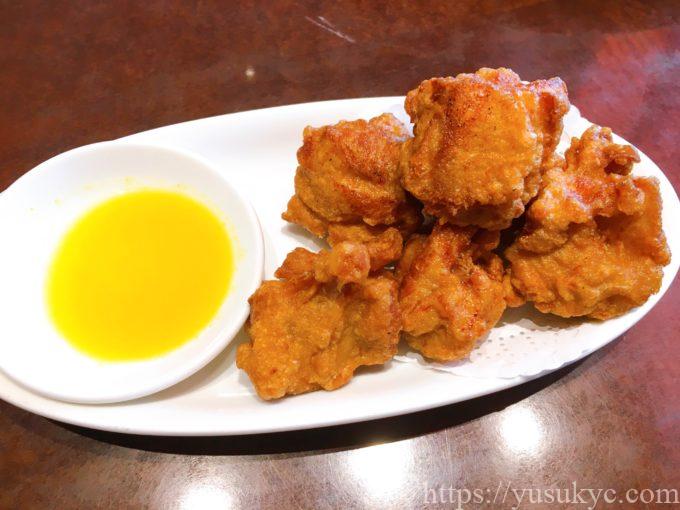 浜木綿(はまゆう)のメニュー(鶏の唐揚げ)