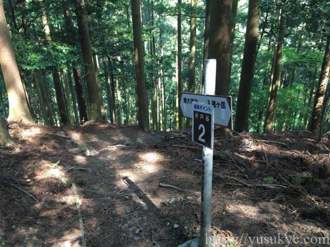 入道ヶ岳井戸谷コース