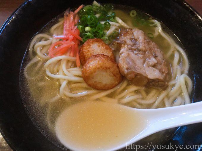 南国居酒屋おじぃのメニュー(ソーキそば)