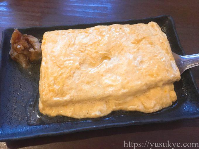 南国居酒屋おじぃのメニュー(だし巻きたまご)