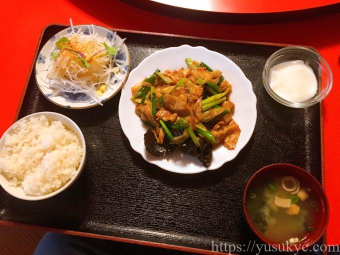 中華料理福州のメニュー(Cランチ)