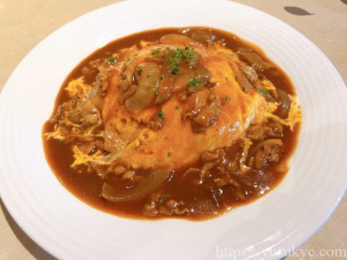 文化亭のメニュー(オムハヤシ)