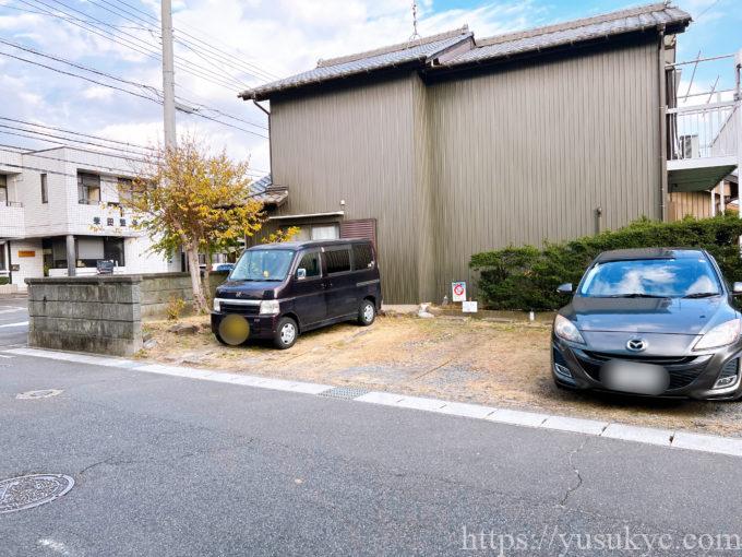 アングーテの駐車場