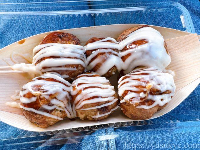 荒木商店のメニュー(たこ焼き)