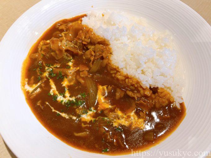 文化亭のメニュー(ハヤシライス)