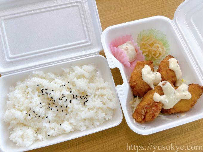 鶏笑(とりしょう)桑名店のメニュー(からあげ南蛮弁当)