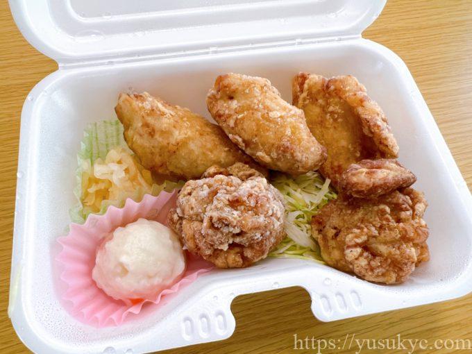 鶏笑(とりしょう)桑名店のメニュー(からあげ弁当)