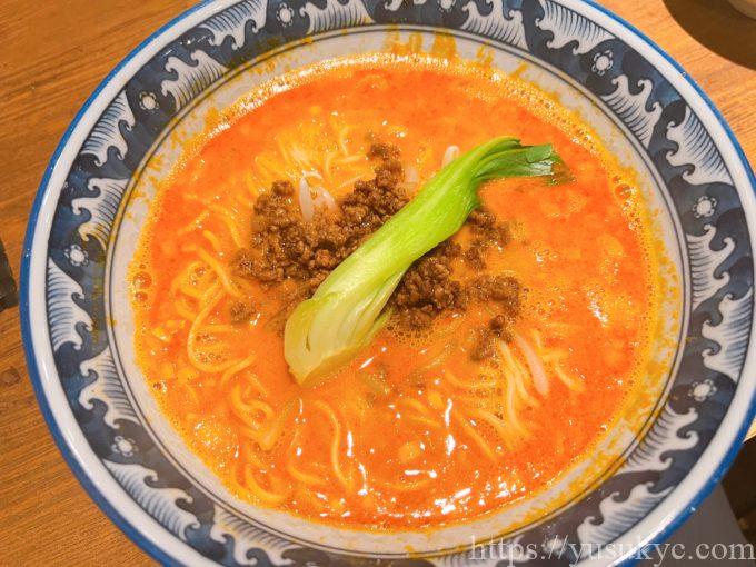 ドラゴンキッチンのメニュー(ドラゴン担々麺)