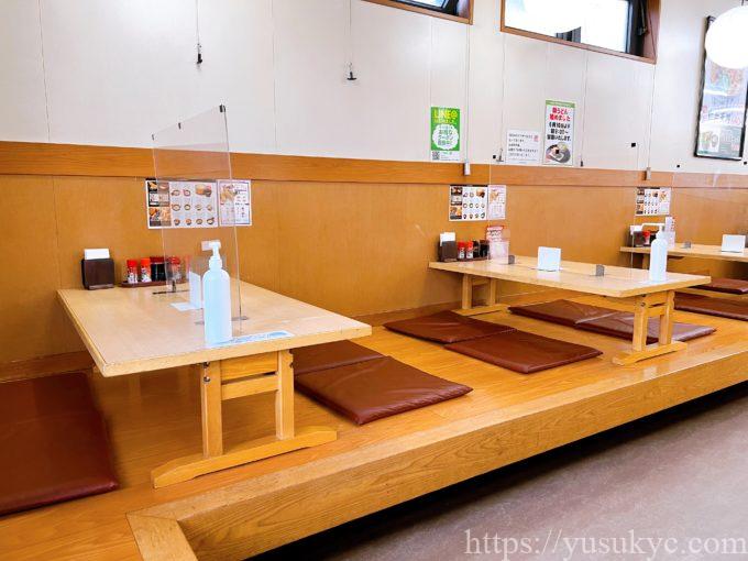 四代目横井製麺所桑名安永店の店内