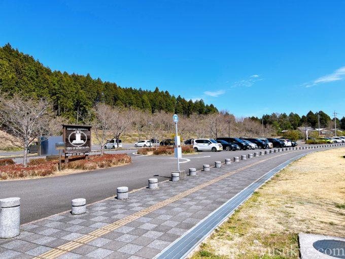 鹿深夢(かふか)の森の駐車場