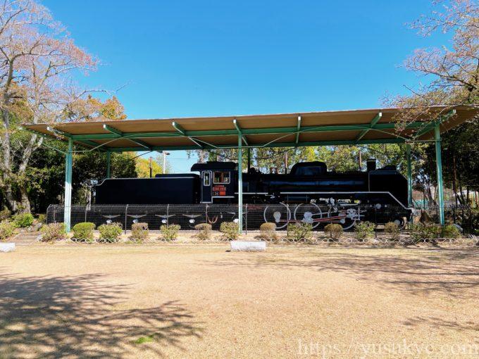 亀山公園の蒸気機関車