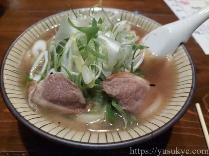 創作鮨ダイニングICHIZUSHIの鴨なんば